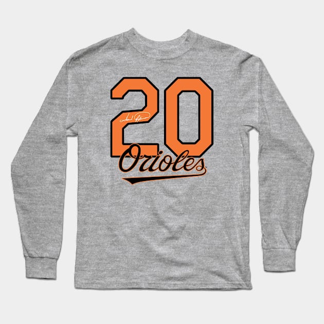 Frank Robinson-20 Long Sleeve T-Shirt by RedTwentyEight